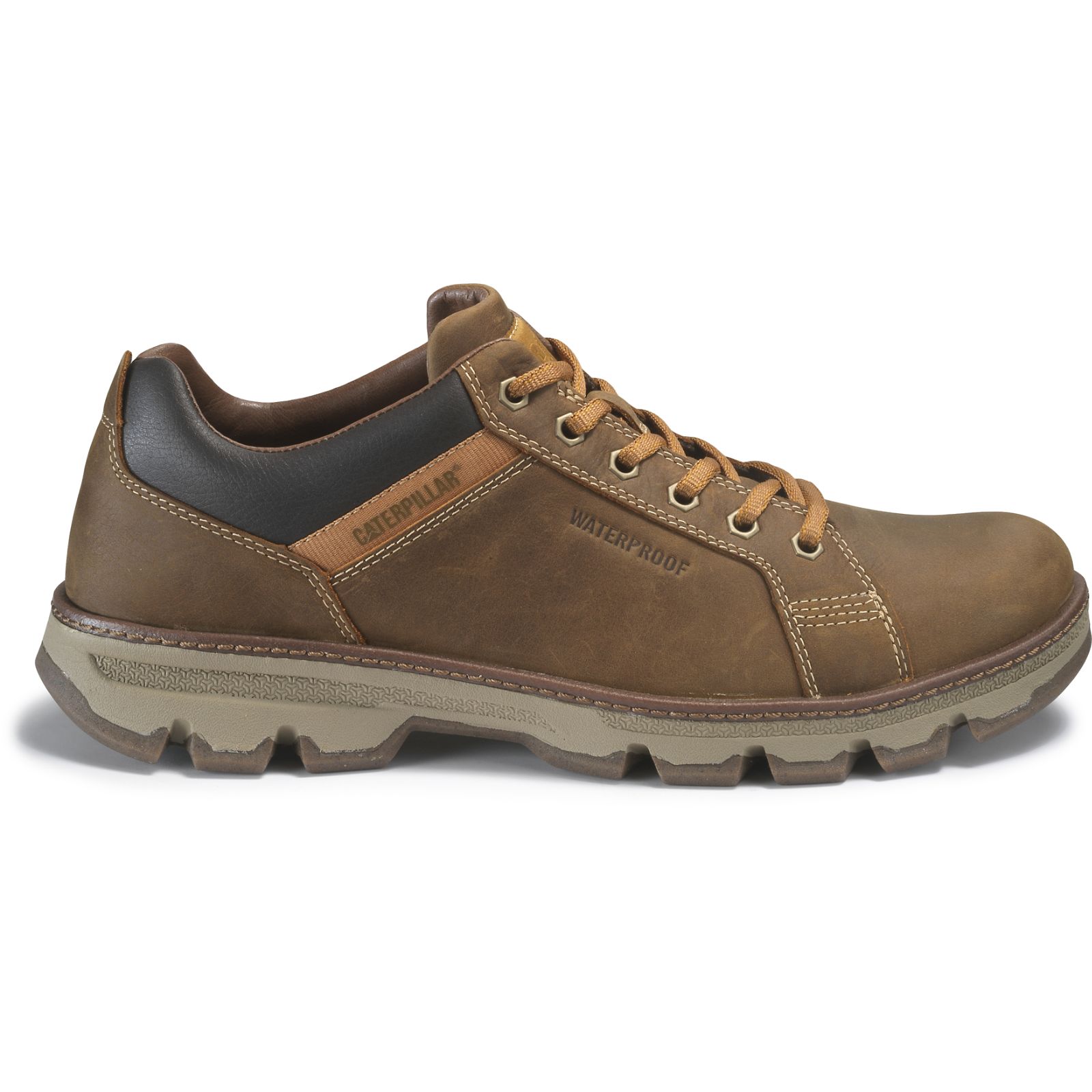 Caterpillar Shoes Pakistan Sale - Caterpillar Sterling Waterproof Mens Casual Shoes Brown (647130-AVG)